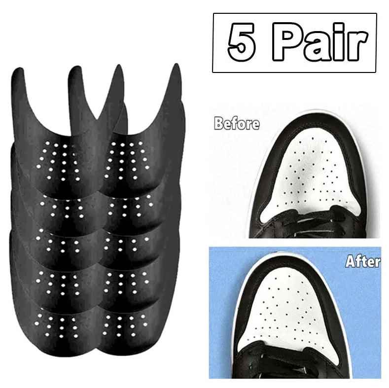 5 Pairs Shoe Protector Anti Crease Force Fields Cover Toe Cap Creasing Decreaser